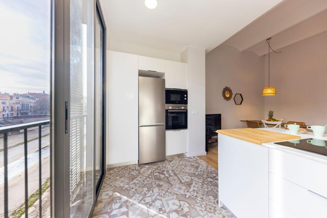 Bravissimo Riu Onyar Apartment Girona Bagian luar foto